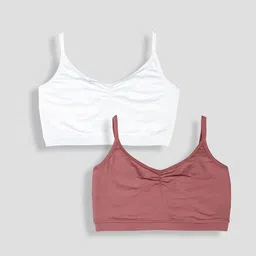 TRESNOVA Girls Pack of 2 Medium Coverage Non-Wired and Non Padded Bra-37