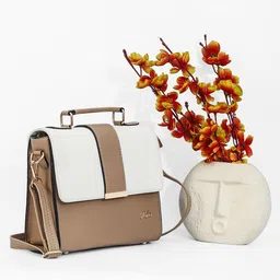 MABEE PU Mid Belt Handbag-22