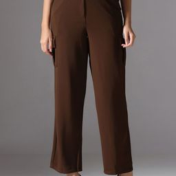 SZN Women Straight Fit Cargos Trousers-picture-33