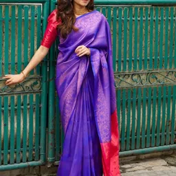 KALINI Woven Design Zari Pure Silk Banarasi Saree-image-78