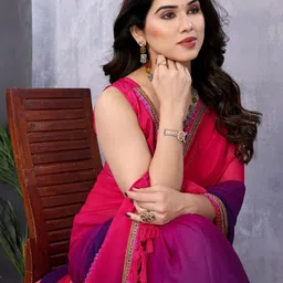Ekasya Ombre Embroidered Saree-picture-50