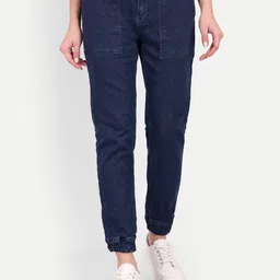 Roadster Cotton Mid-Rise Joggers-image-9