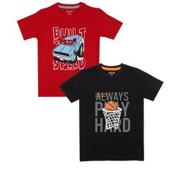 J&JP Boys 2 Printed Applique T-shirt-picture-40