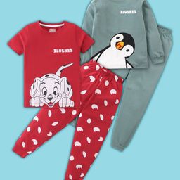 BLUSHES Unisex Kids Printed T-shirt-image-72