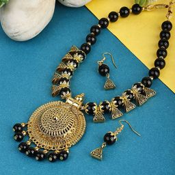 Sangria Beaded Jewellery Set-55