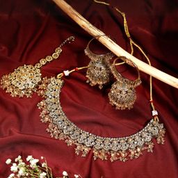 zarmar fashion Women GoldJewellery Set-image-14