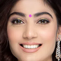 Comet Busters Bindiful Set Of 10 Traditional Round Bindis - Light Pink image 5