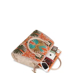 YOYOWING Colourblocked Satchel with Cut Work image 3