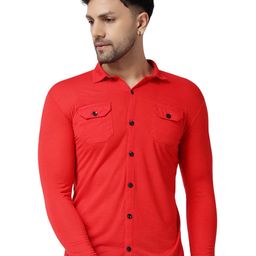 Blisstone Spread Collar Long Sleeves Cotton Shirt-image-12