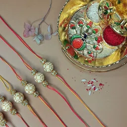 Anouk Set Of 6 Rakhi Gift Set-16