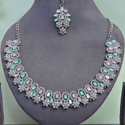 VATSALYA creation Alloy Gold- plated Multicolor Jewellery Set-14