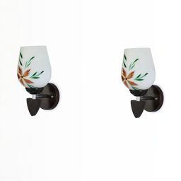 1ST TIME White & Brown Solid Glass Traditional Cylinder Wall Lamps Wall Lamps-picture-40