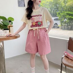 LULU & SKY Girls Printed T-shirt with Trousers-picture-21