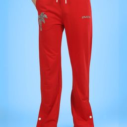 WEARDUDS Men Self Design Cotton Relaxed Fit Phoenix Track Pants-image-73