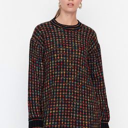 Trendyol Women Cable Knit Longline Pullover-image-92