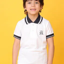 KUCHIPOO Boys Polo Collar T-shirt-image-42