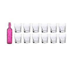 SOMIL Pink Glass Airtight Can Bottle-image-90