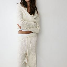 H&M Cable-K nit Joggers-image-48
