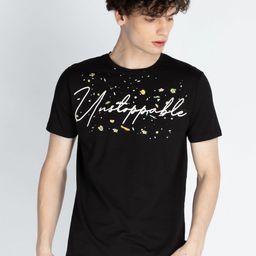 Status Quo Men Typography Printed Round Neck Cotton T-shirt-picture-5