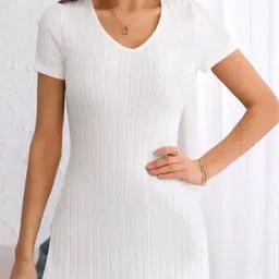 ZEROZABAR Women Ribbed Cotton Top-picture-12