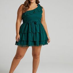 LULU & SKY One Shoulder Sleeveless Fit & Flare Dress-picture-15