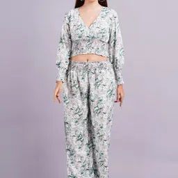 HIGHLIGHT FASHION EXPORT Printed Tunic With Trouser Co-Ords-picture-58