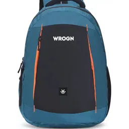 WROGN Unisex Colourblocked Backpack with Earphone Gate-56