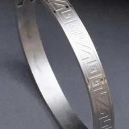 MILLER Men Silver-Plated Kada Bracelet-31