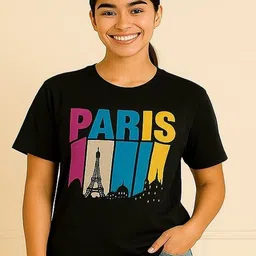 GAB Women Graphic Printed Round Neck Cotton T-shirt-picture-22