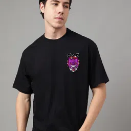 PVC RAIMENTS Printed Pure Cotton Lounge Tshirts-image-41