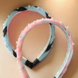 LYTIX Set Of 2 Premium Assorted Hair Bands-53