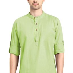 Yugnik Men Mandarin Collar Kurta-image-61