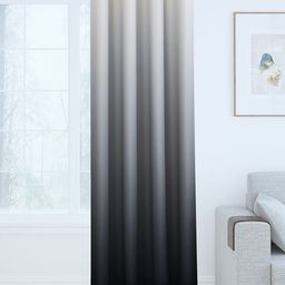 Story@home Grey & Black Colourblocked Room Darkening Door Curtain-image-41