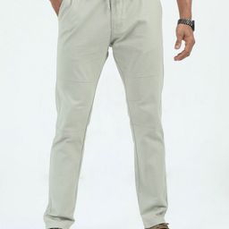 THE BEETEL HOUSE Men Relaxed Linen Traveller Trousers-image-46