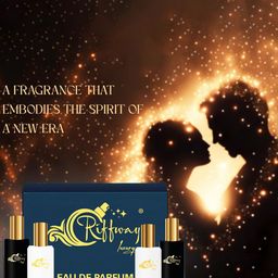 riffway Set Of 4 Venus Cube Sunshine Essence & The King Long Lasting EDP - 20 ml Each image 3
