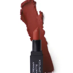 TS COSMETICS Creamy Matte One Swipe Lipstick - 4.5g - Biscoff-image-58