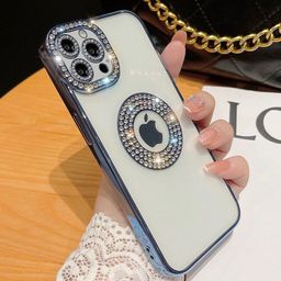 LuxuryKase iPhone 16 Pro Max Logo Hole Back Case Mobile Accessories-image-58