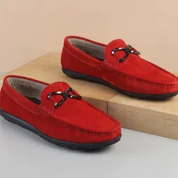 Mochi Men Square Toe Suede Loafers-4