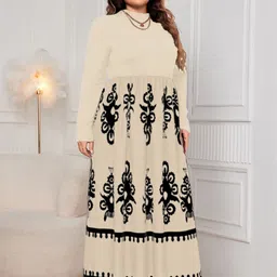 Sztori Women Ethnic Motifs Print Maxi Dress-image-95