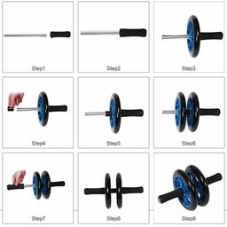 HackerX Abdominal Wheel Ab Roller image 2