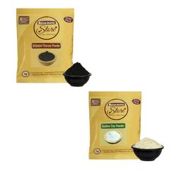 Online Quality Store Set Of 2 Activated Charcoal & Kaoline Clay Powder - 50g Each-8