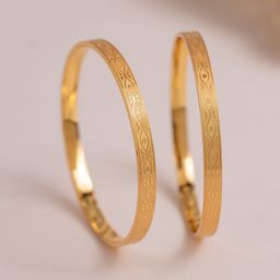 Voylla Set Of 2 Gold Elegance Heer Bangles-42