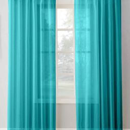 Dekor World Multicoloured Set of 2 Sheer Window Curtain-12