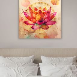 Art Street Pink & Beige Floral and Botanical Wall Art-24