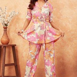 SZN Printed Tunic With Trousers Co-Ords-picture-14