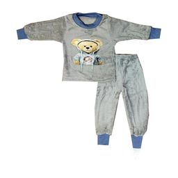 Fly Step Kids-Unisex Grey Clothing Set-image-81
