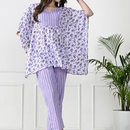 Laado - Pamper Yourself Printed Pure Cotton Top & Trouser Co-Ords-image-44
