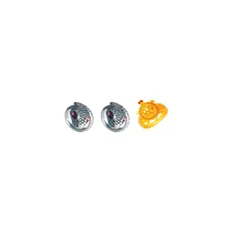 Dynamic Retail Global Set of 3 Ring for Men, Silver-Yellow Alloy Ring ()-56
