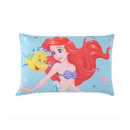 Aura Blue Cotton Filled Cotton Sleep Pillow-56