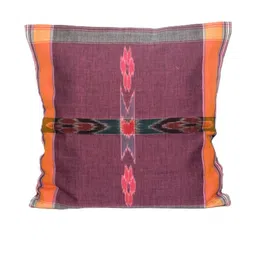 VibhKala Purple & Orange Square Cushion Covers-image-55